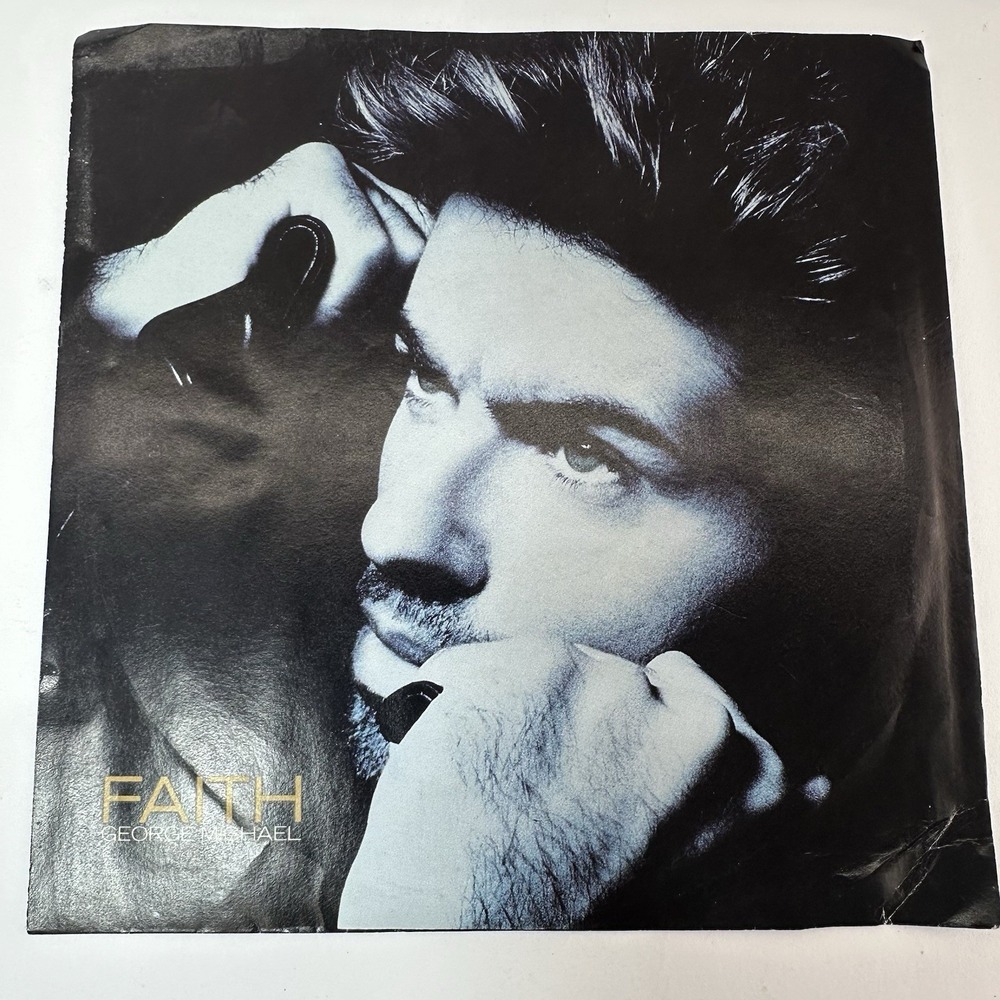 George Michael Faith 7" Vinyl Single 45 RPM Columbia Picture Sleeve 1987